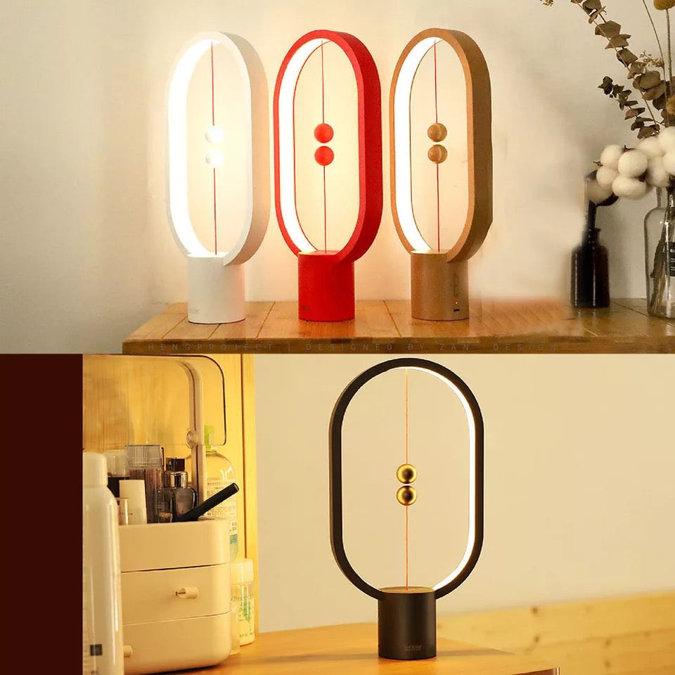 Magnetic heng fashion balance lamp