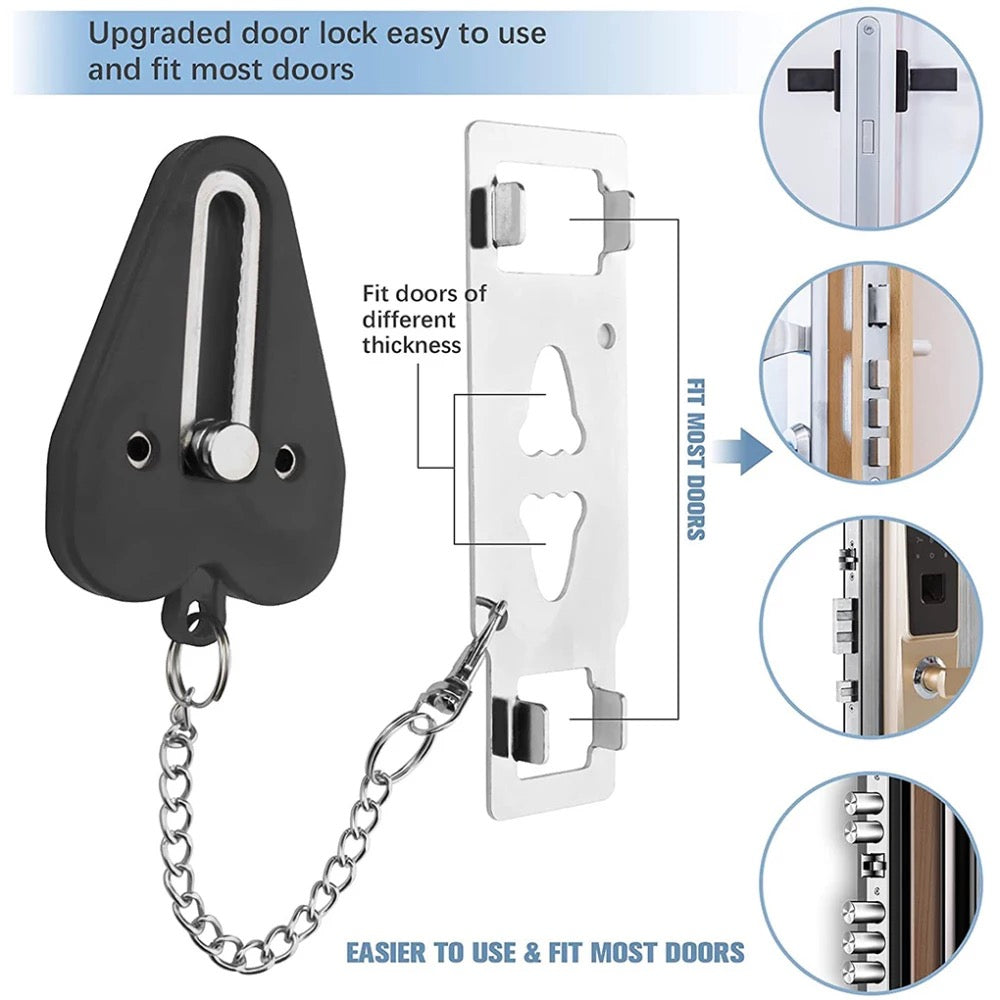 Portable door lock